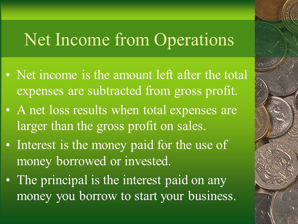 Net Income from Operations