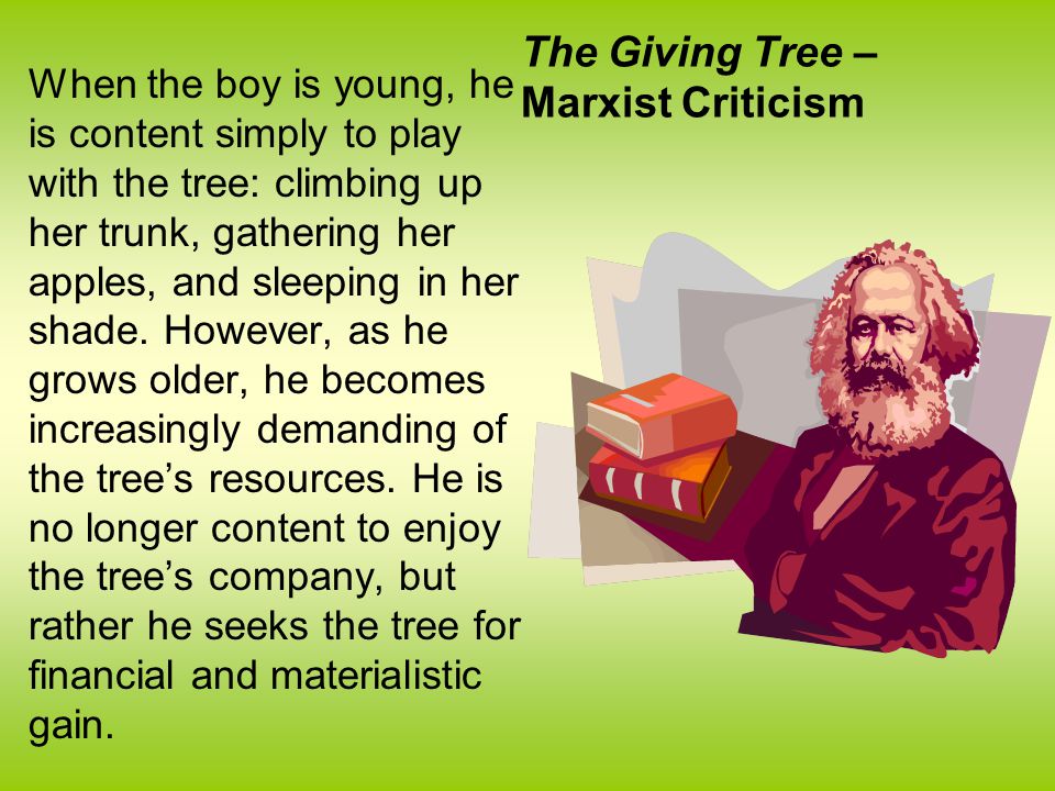 The Giving Tree – Marxist Criticism
