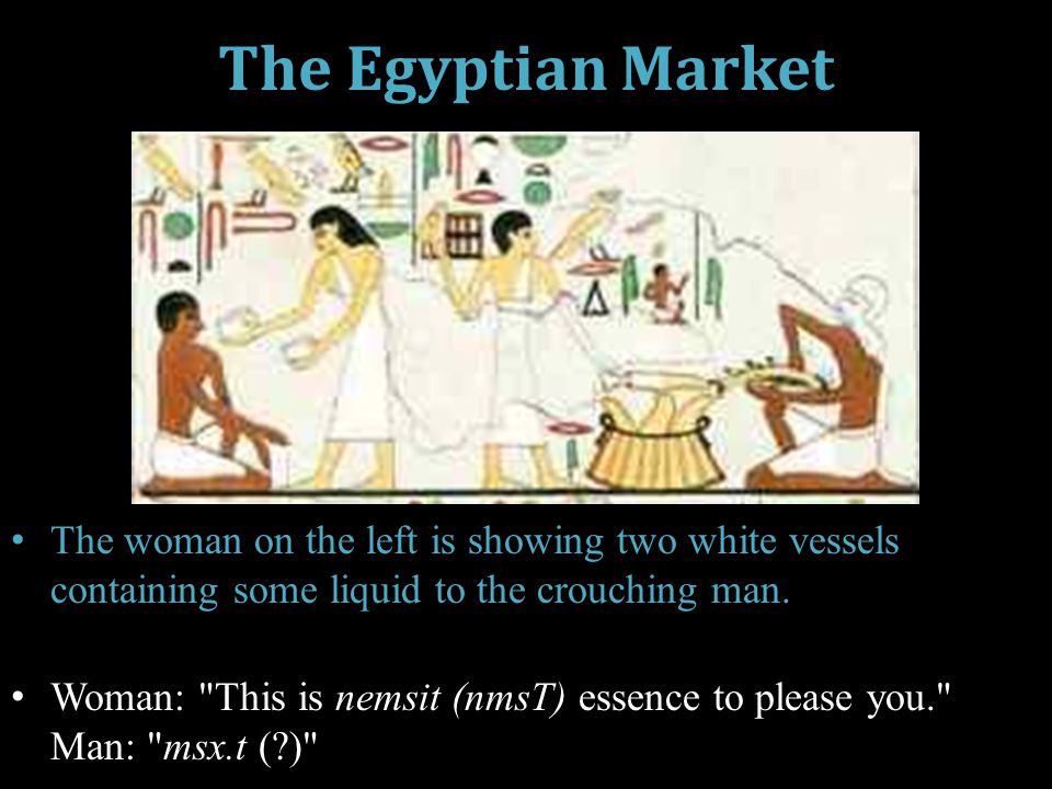 Man egyptian pleasing an The Ming