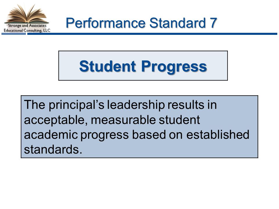 Student Progress Performance Standard 7