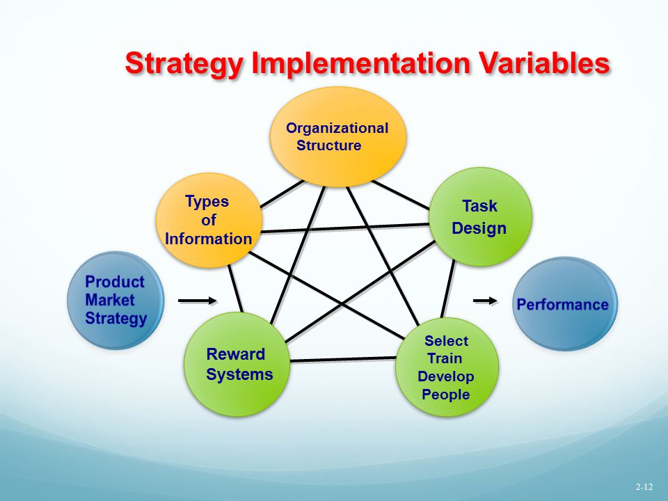 Strategy Implementation Variables