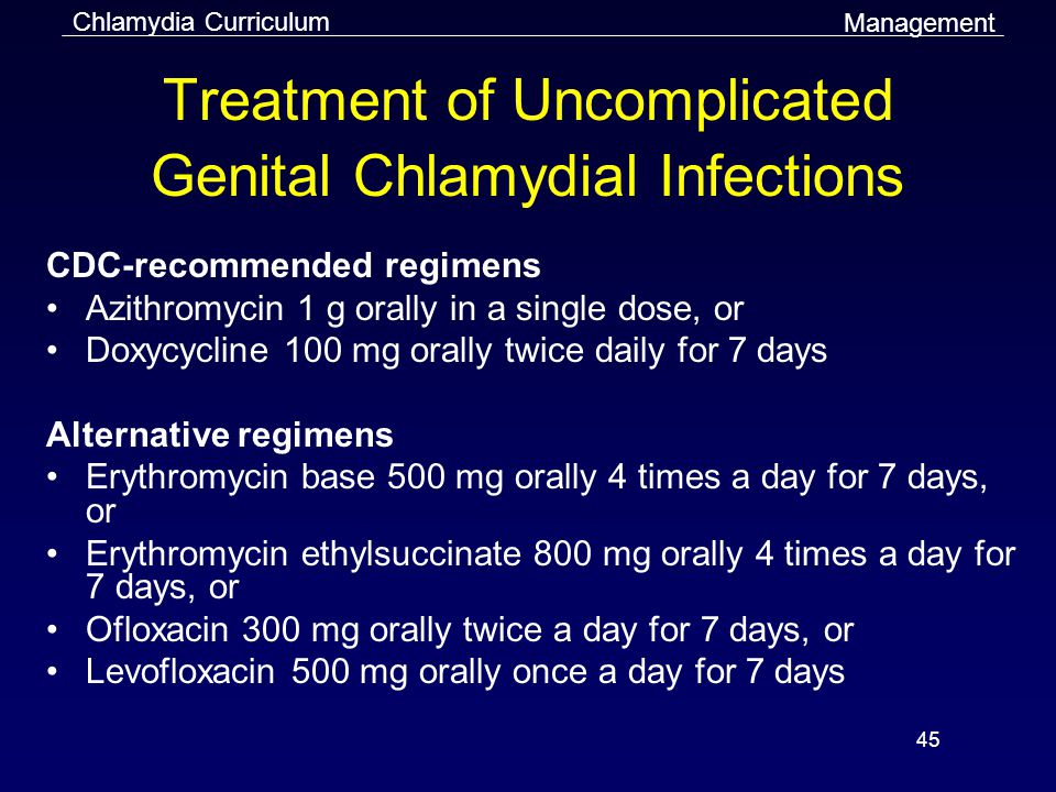 Infection chlamydia Chlamydia: Symptoms