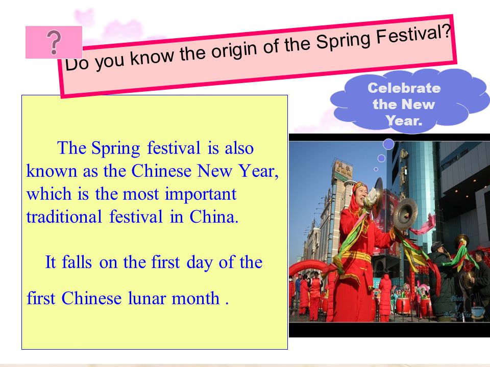 Do you know the origin of the Spring Festival