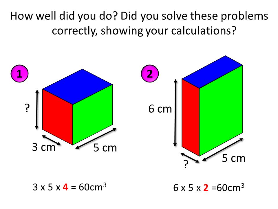 Do Now These Cuboids Are All Made From 1 Cm Cubes Ppt Download