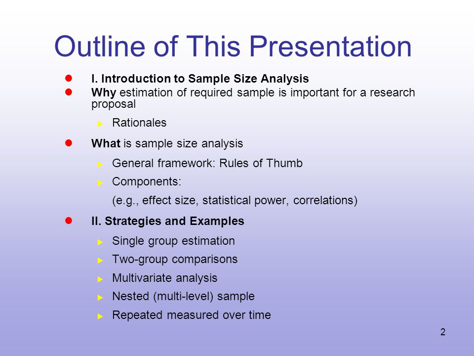 Power And Sample Size Analysis Ppt Video Online Download
