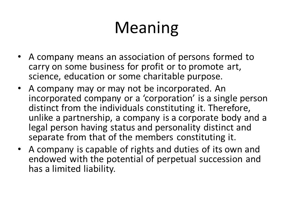 Incorporated meaning
