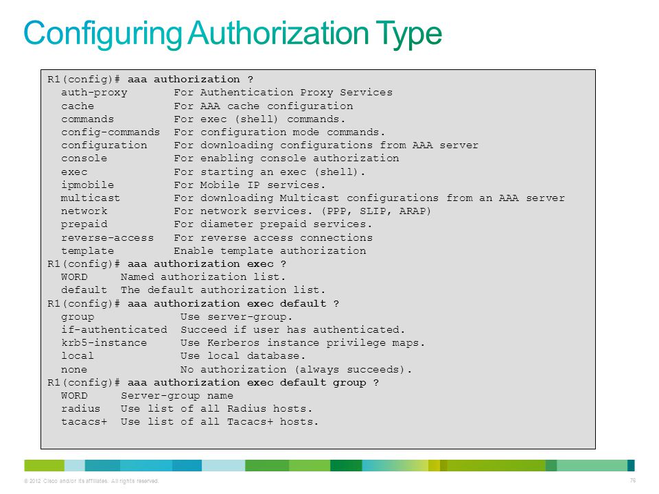 Authentication, Authorization, and Accounting - ppt download