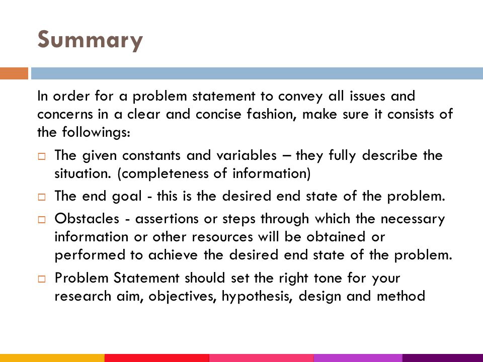 WRITING PROBLEM STATEMENT FOR RESEARCH IN SCIENCE & TECHNOLOGY - ppt ...