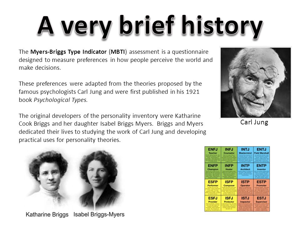 Presentation on theme: "MBTI Myers Briggs Type Indicator"- Presen...