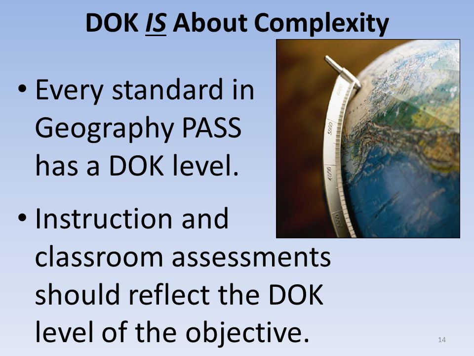 DOK IS About Complexity