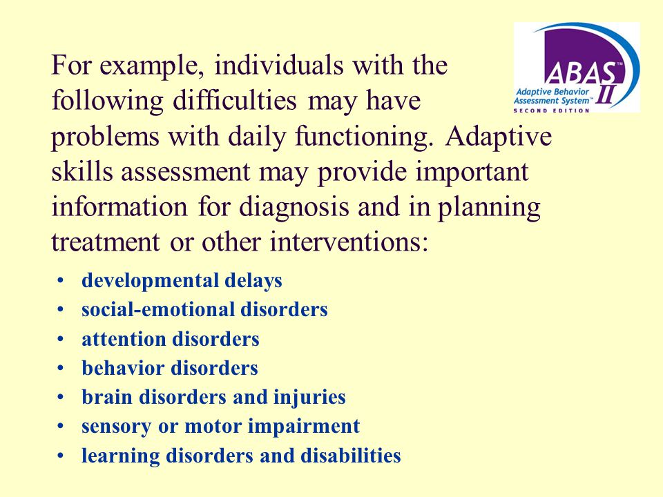 Conceptual Foundations Of Adaptive Skills Assessment Ppt Video Online Download