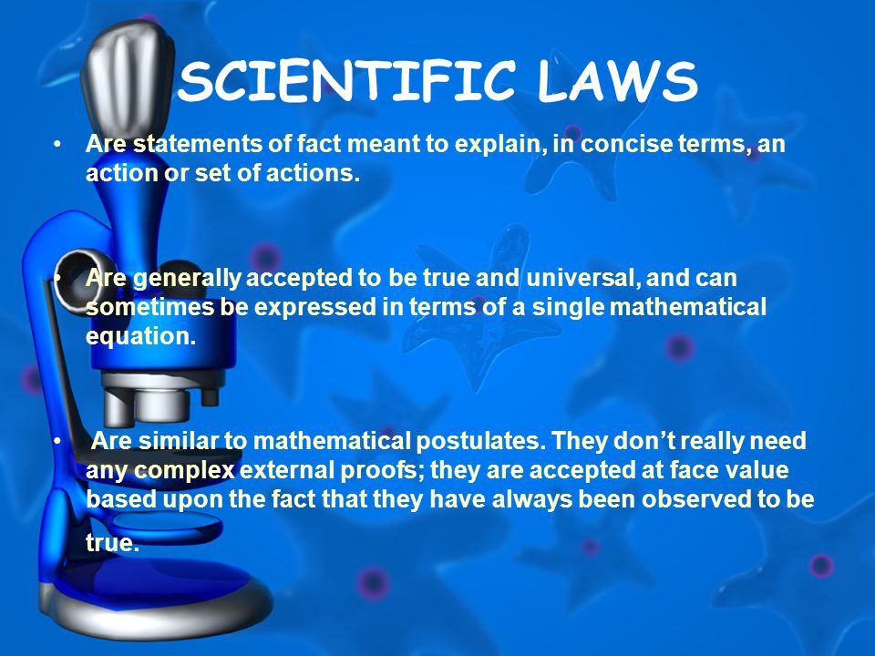 scientific law