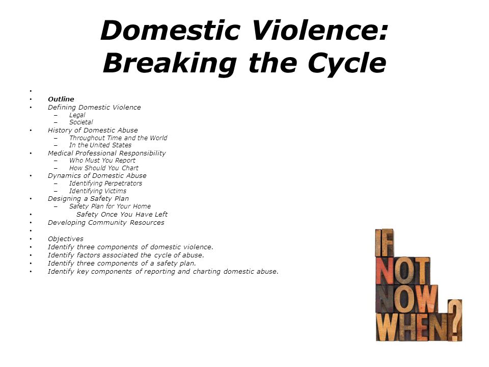 Cycle Of Abuse Chart