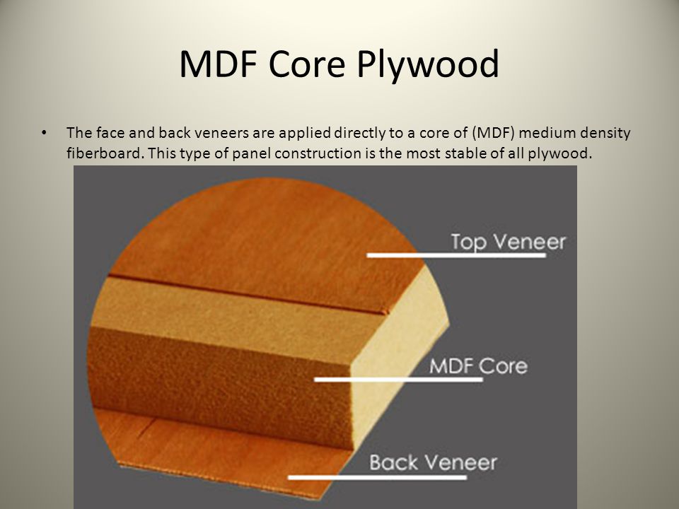 MDF Core Plywood