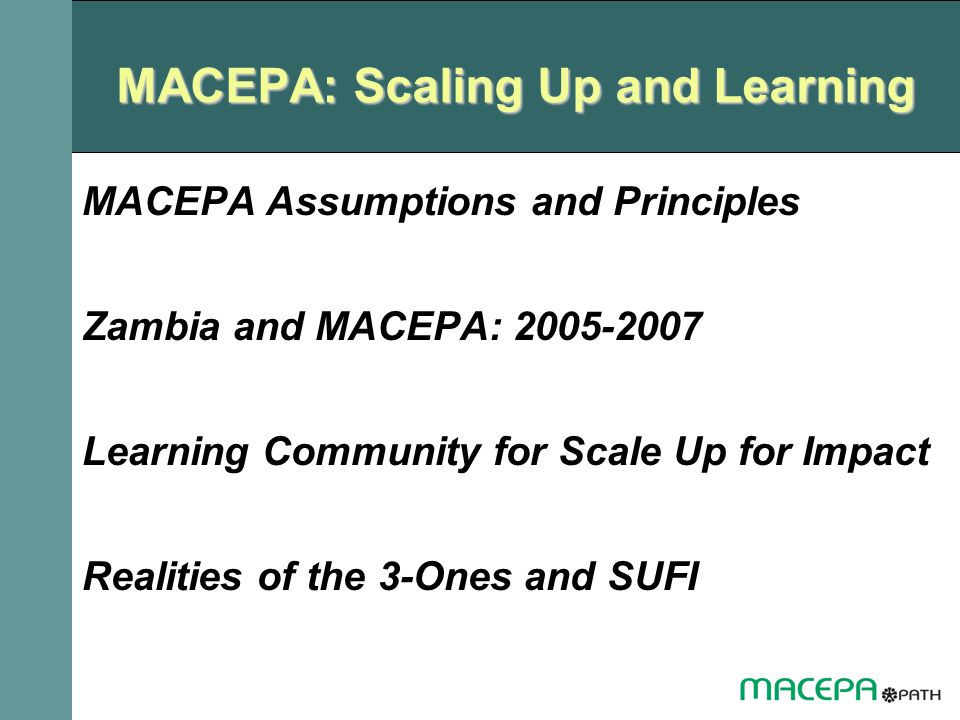 MACEPA: Scaling Up and Learning
