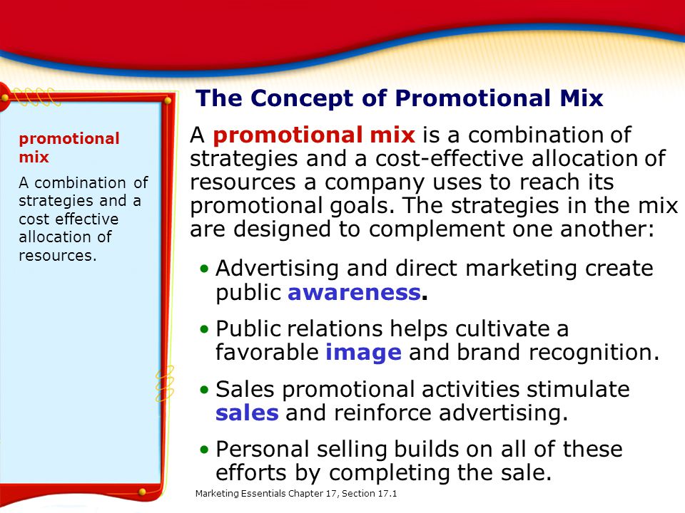 The Concept of Promotional Mix