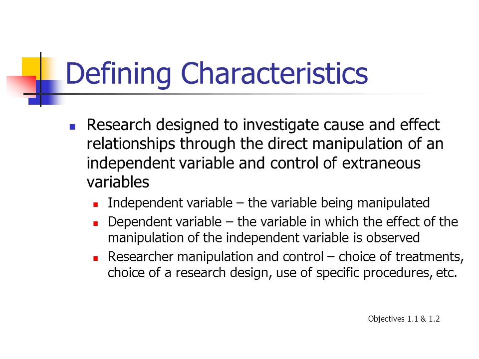Defining Characteristics