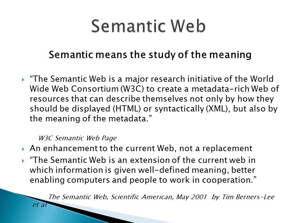 semantic extension definition