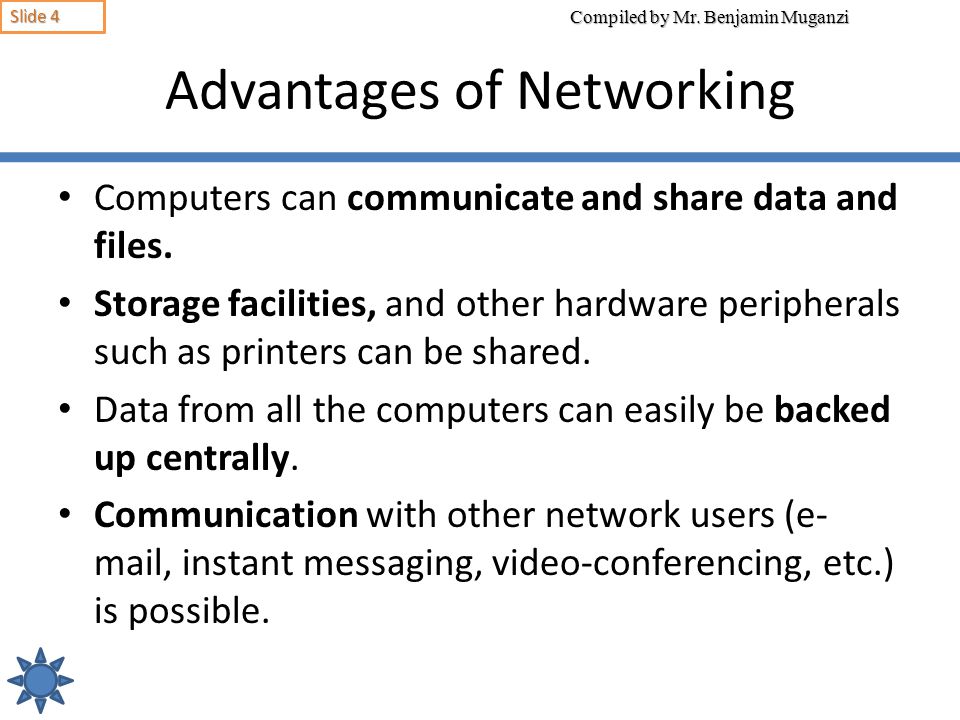 Advantages of Networking