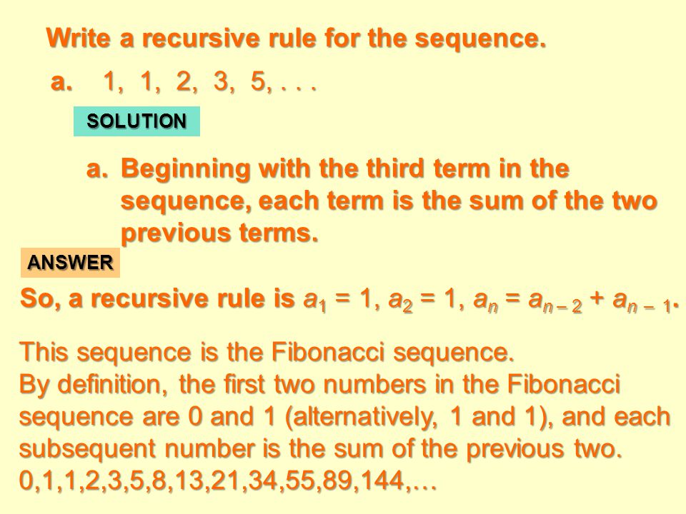 Write a recursive rule for the sequence.