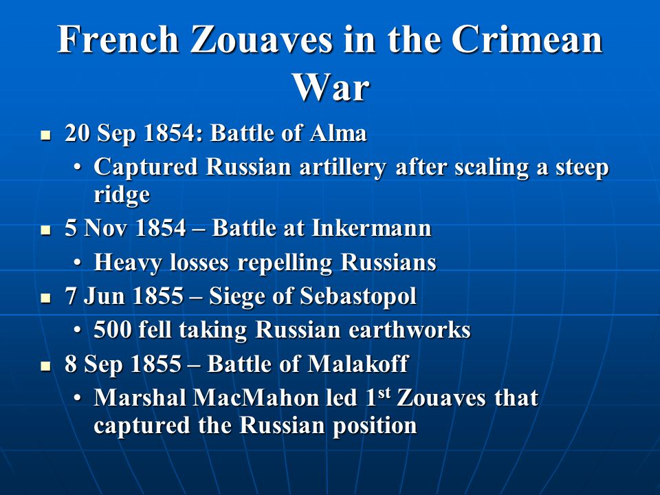 ZOUAVE UNITS IN THE UNION ARMY - ppt download