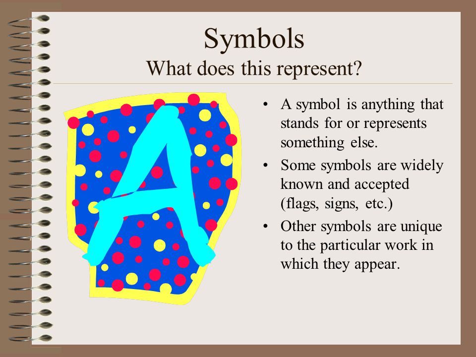 Symbols What does this represent