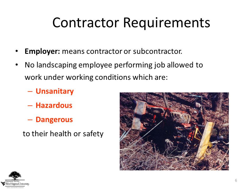 Contractor Requirements