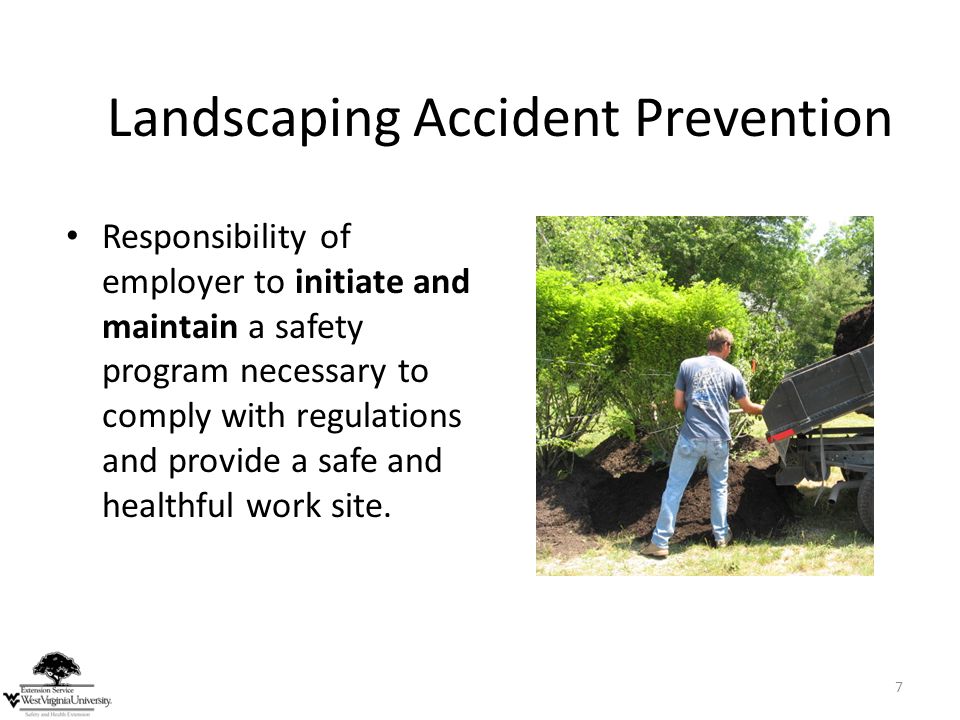 Landscaping Accident Prevention