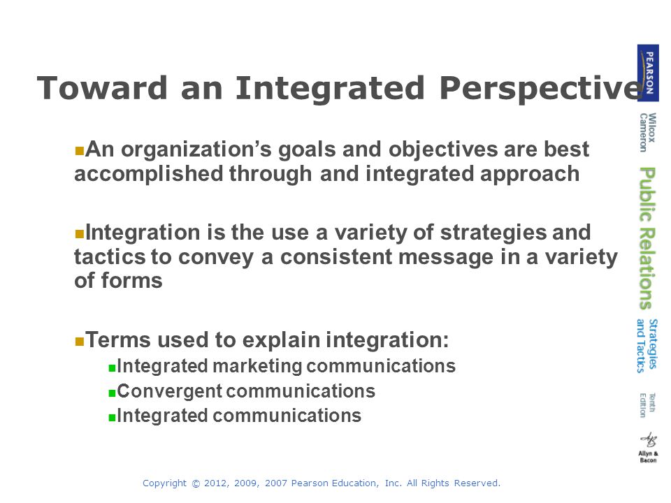 Toward an Integrated Perspective
