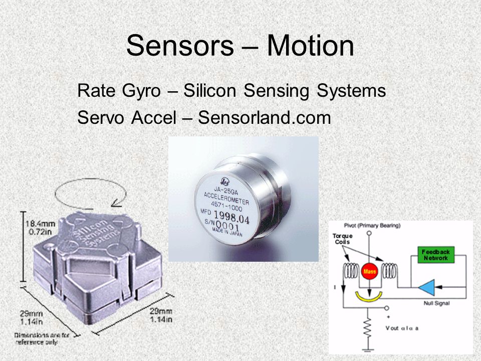 Sensors – Motion Rate Gyro – Silicon Sensing Systems