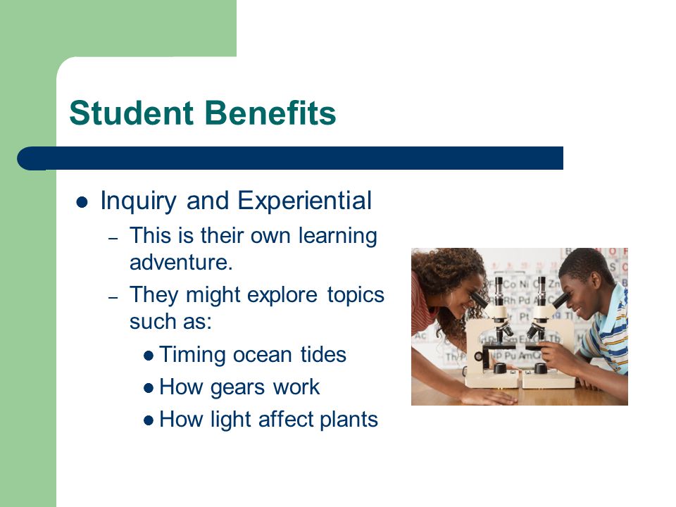 Student Benefits Inquiry and Experiential