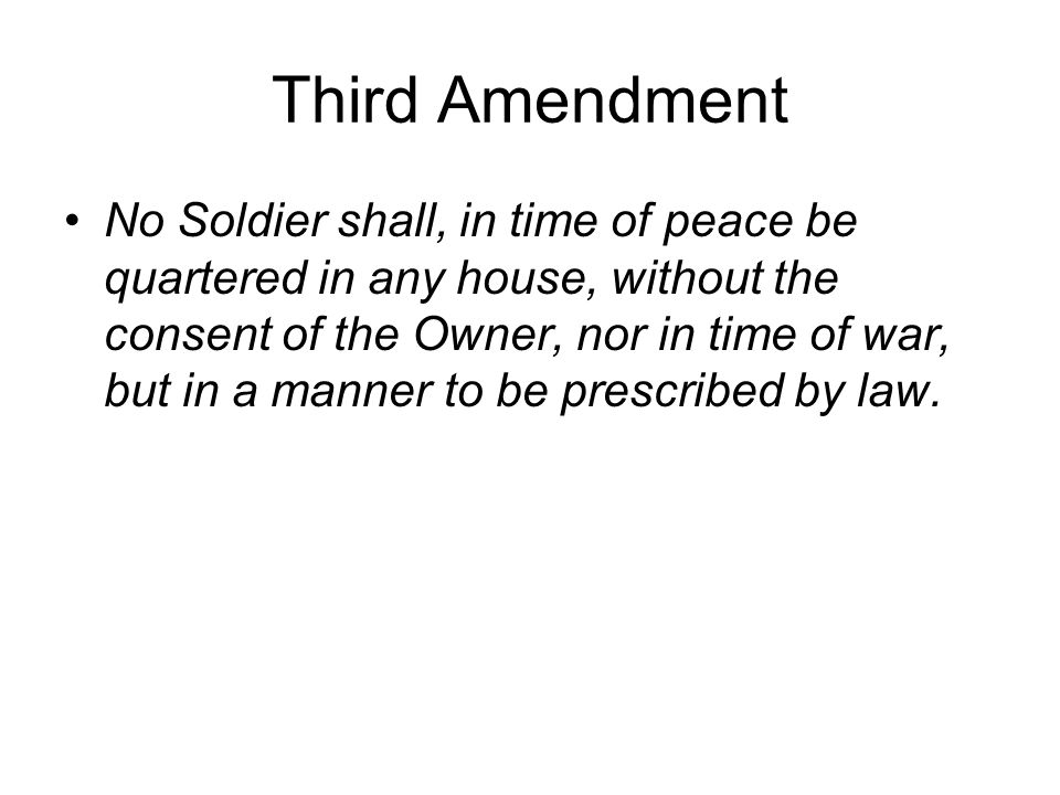Third Amendment