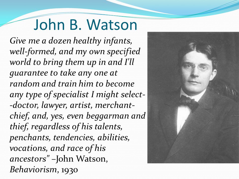 John B. Watson B. F. Skinner Benjamin Bloom - ppt video online download