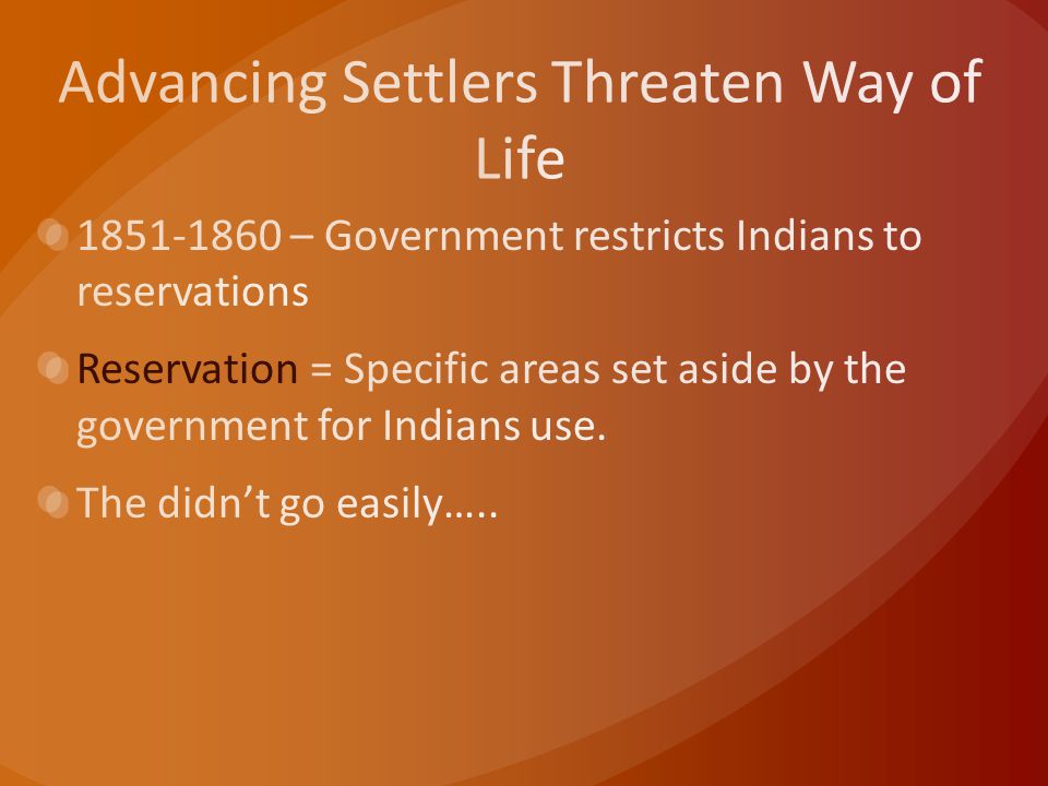 Advancing Settlers Threaten Way of Life