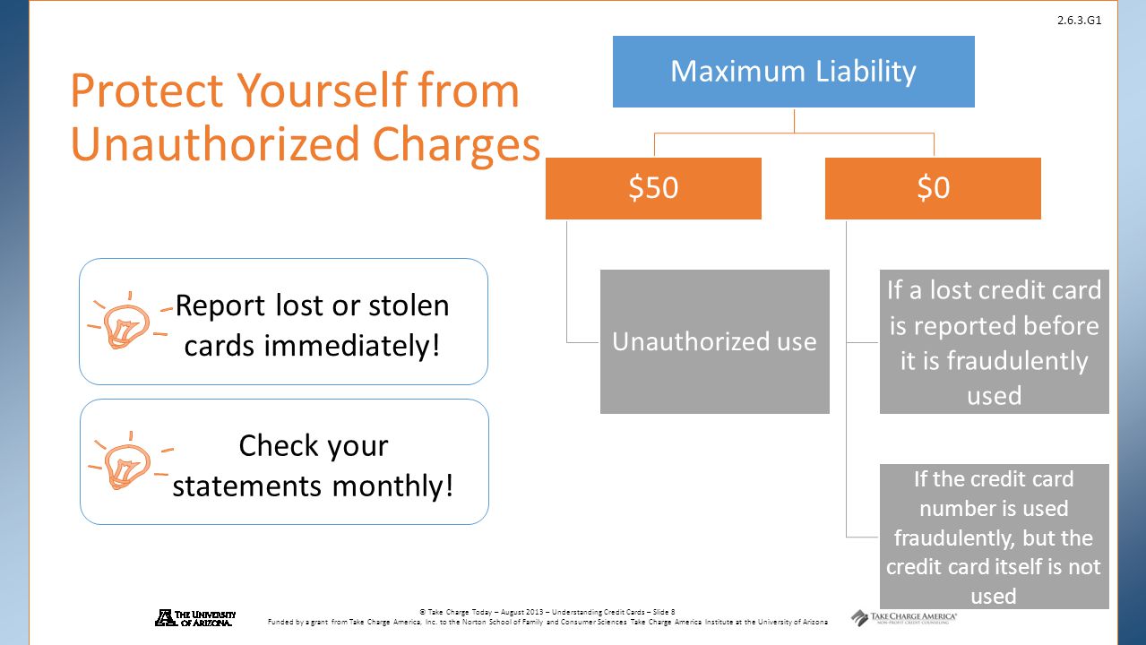 Protect Yourself from Unauthorized Charges
