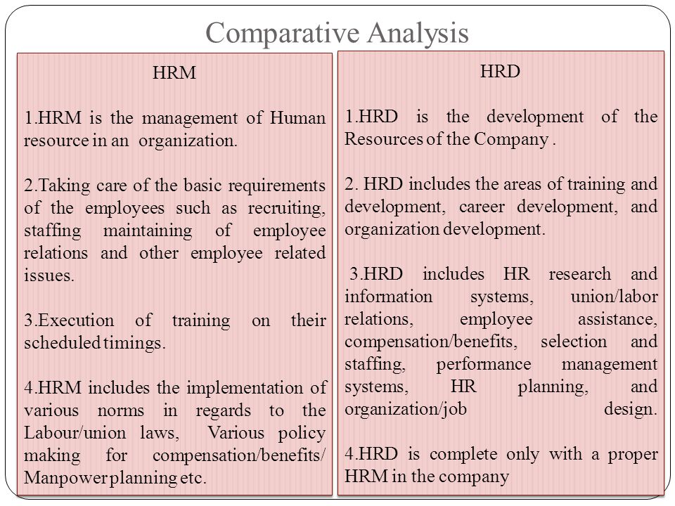similarities between hrm and pm