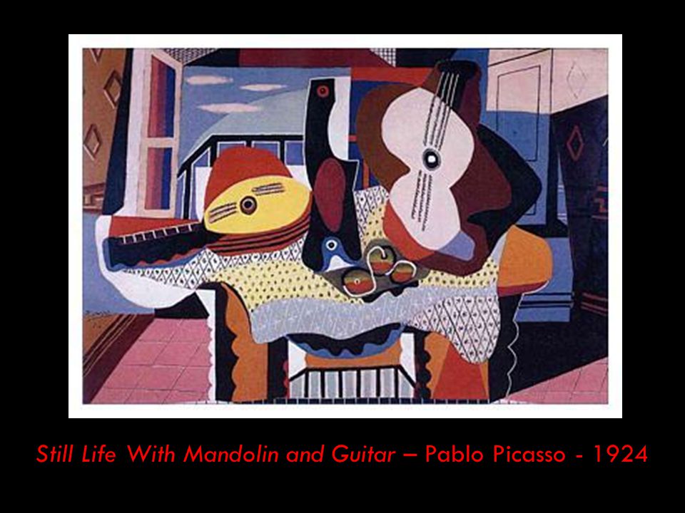 Still Life With Mandolin and Guitar – Pablo Picasso