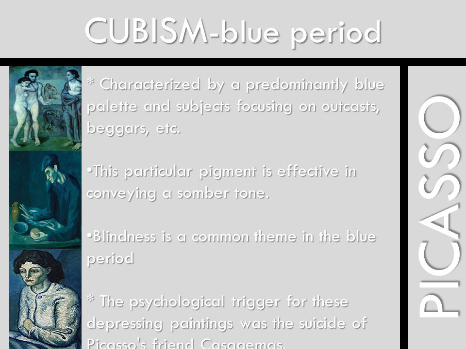 PICASSO CUBISM-blue period