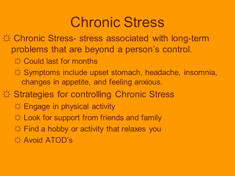 Mental/Emotional Health Stress and Anxiety Disorders - ppt video online  download