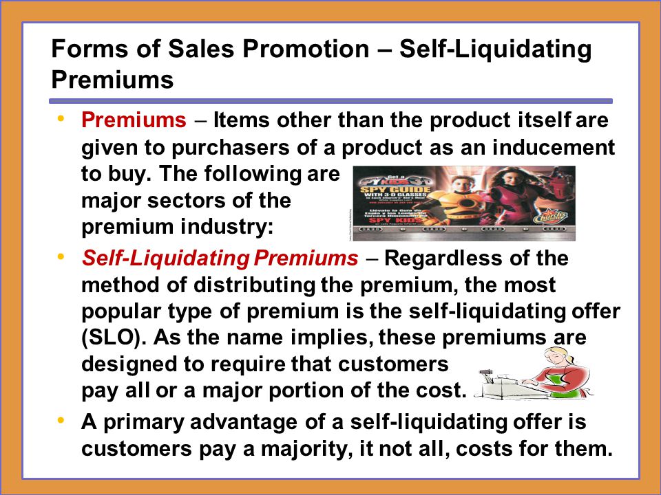 self liquidating promotion