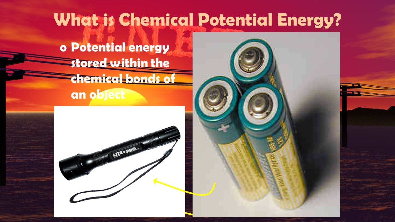 What is Chemical Potential Energy