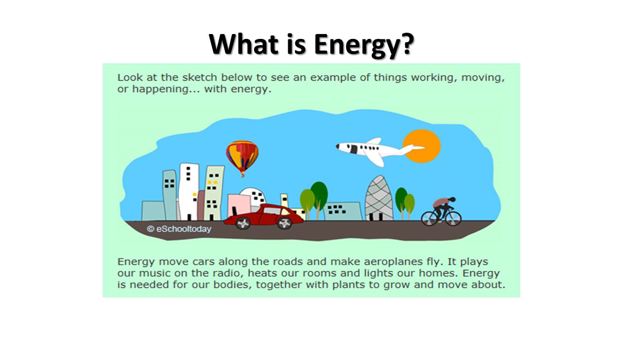 What is Energy background