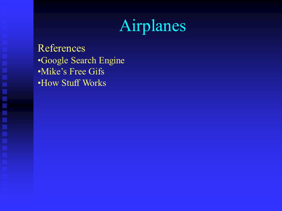 Airplanes References Google Search Engine Mike’s Free Gifs