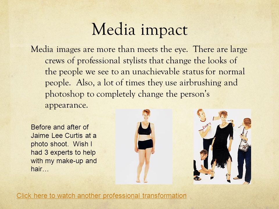the impact of the media on eating disorders