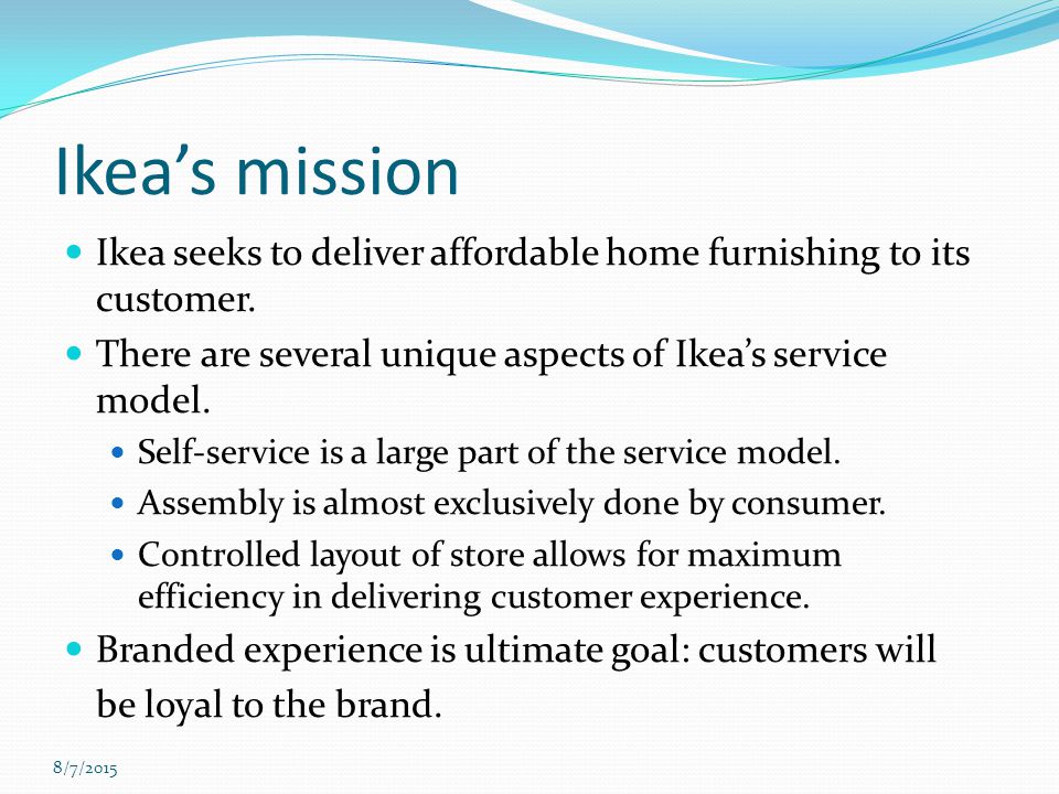 Ikea Mission Statement
