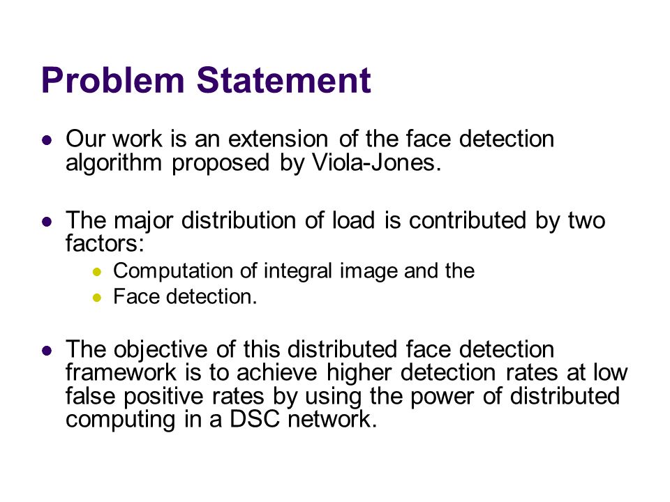 Face Detection in Distributed Camera Sensor Networks - ppt download