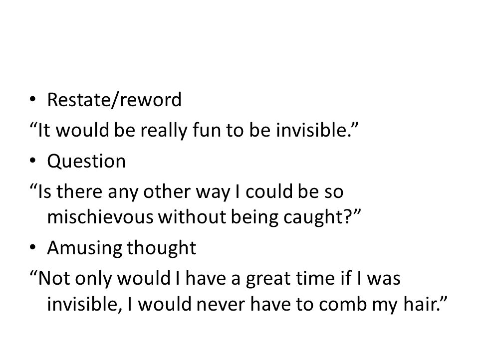 if i were invisible paragraph for class 9
