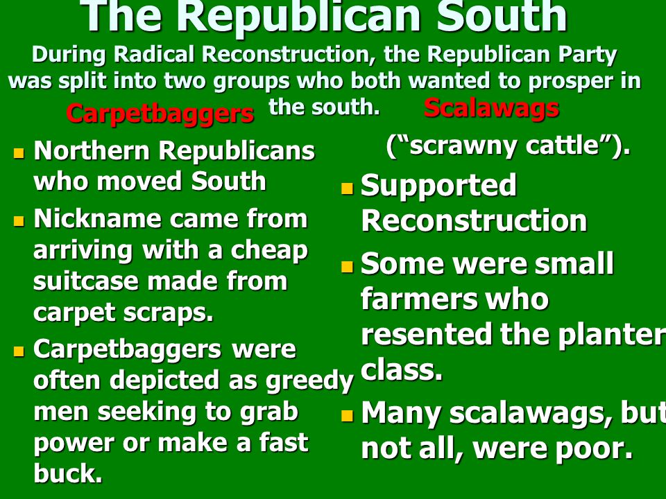 The Rebuilding Of The United States After The Civil War Ppt Download