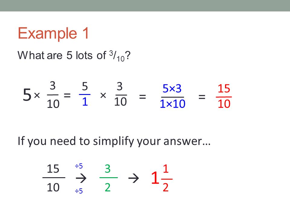 5 1 Example If you need to simplify your answer…