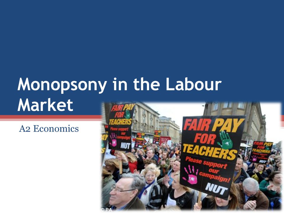 Monopsony in the Labour Market